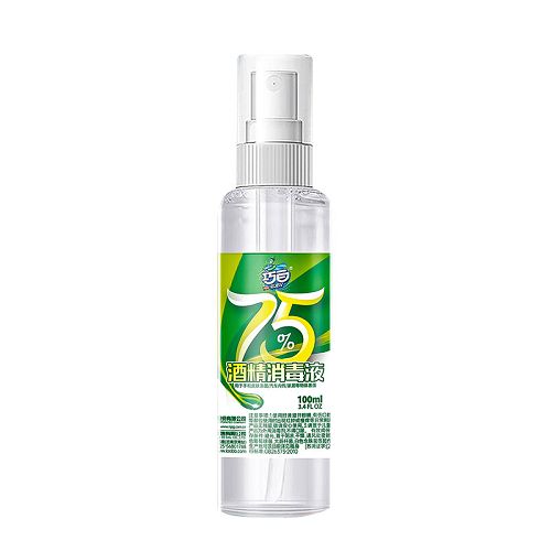 巧白75%酒精消毒液