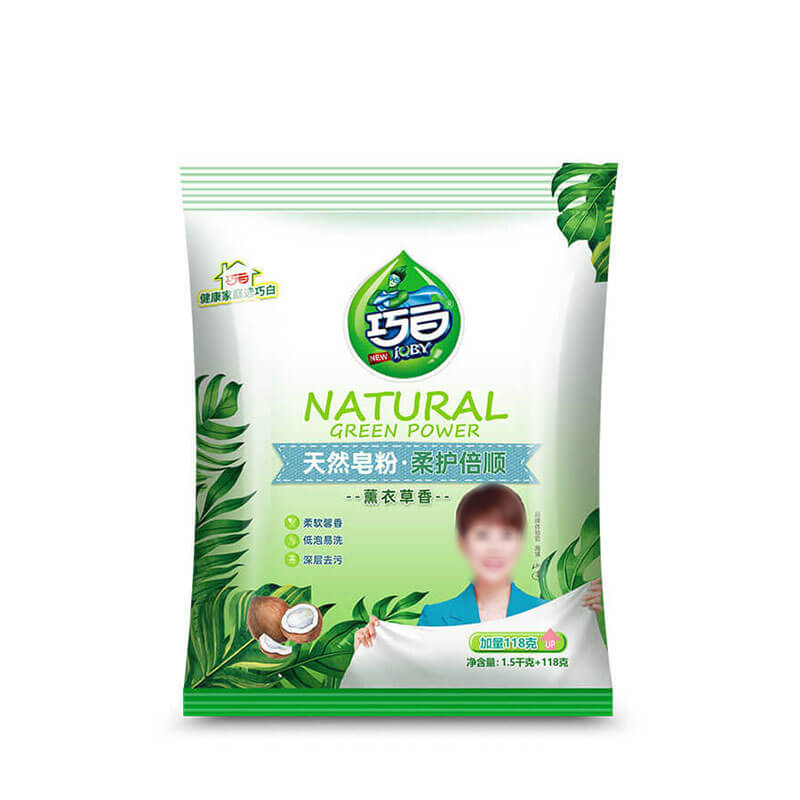 巧白柔護倍順天然皂粉