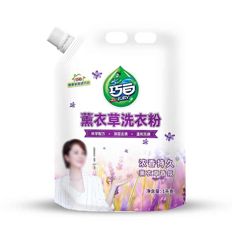 巧白薰衣草洗衣粉