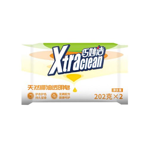 巧妙潔天然椰油透明皂