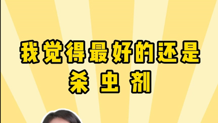我覺(jué)得的還是殺蟲(chóng)劑